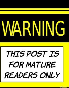 Edited warning sign