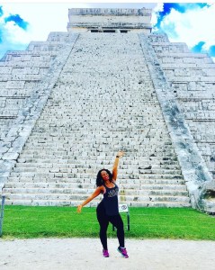 Brittani visiting Ruinas Mayas